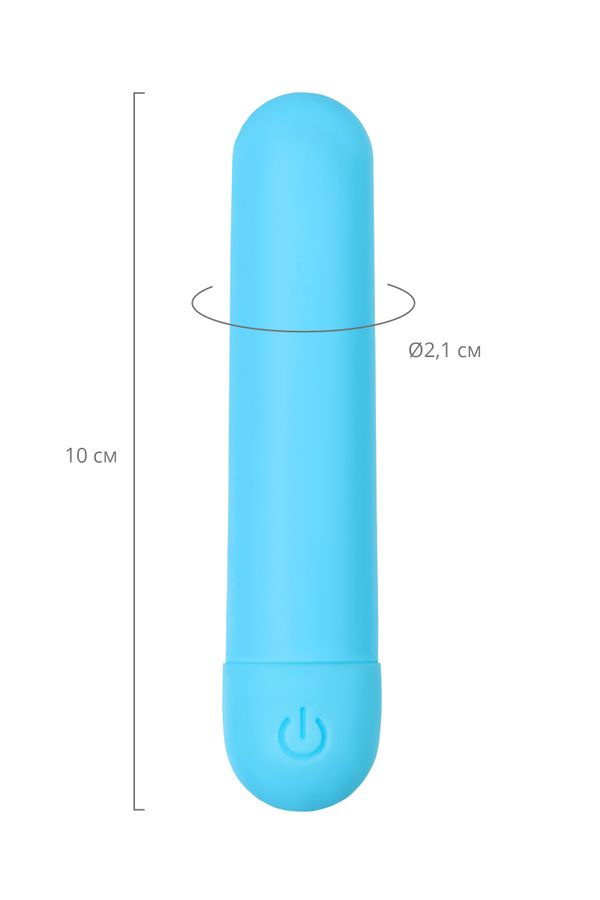 10 cm Mavi USB Şarjlı Kurşun Vibratör