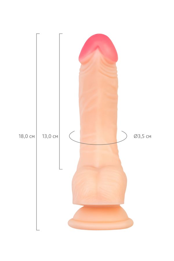 18 cm RealStick Oduncu Gerçekçi Penis Dildo