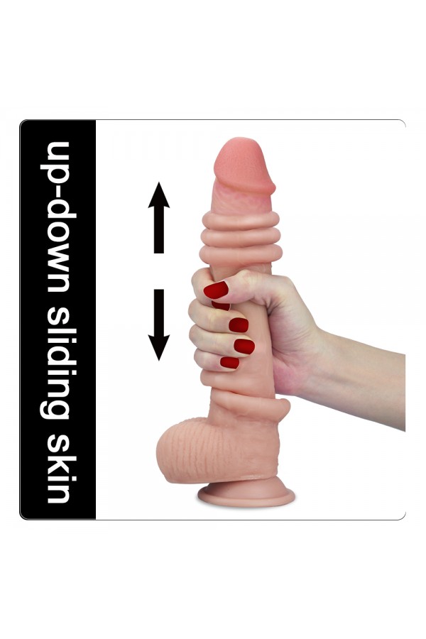 Çift Katmanlı Derili Realistik Dildo 23 cm