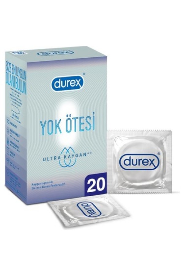 Durex Yok Ötesi Ultra Kaygan 20'li İnce Prezervatif