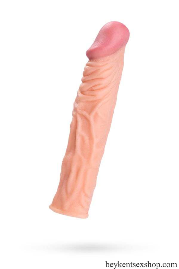 19,5 cm Soft Skin Ten Rengi Penis Kılıfı