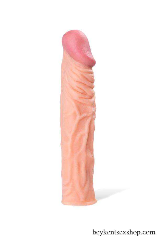 19,5 cm Soft Skin Ten Rengi Penis Kılıfı